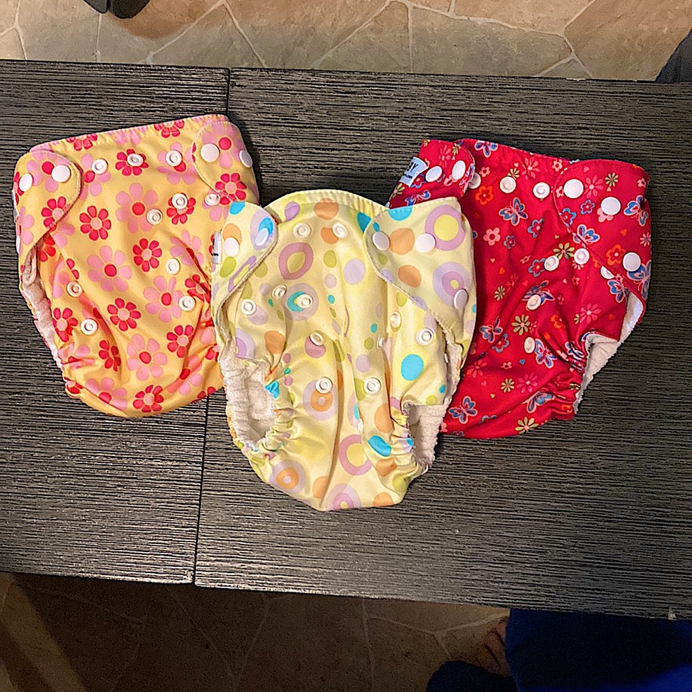 3 cloth diaper covers
